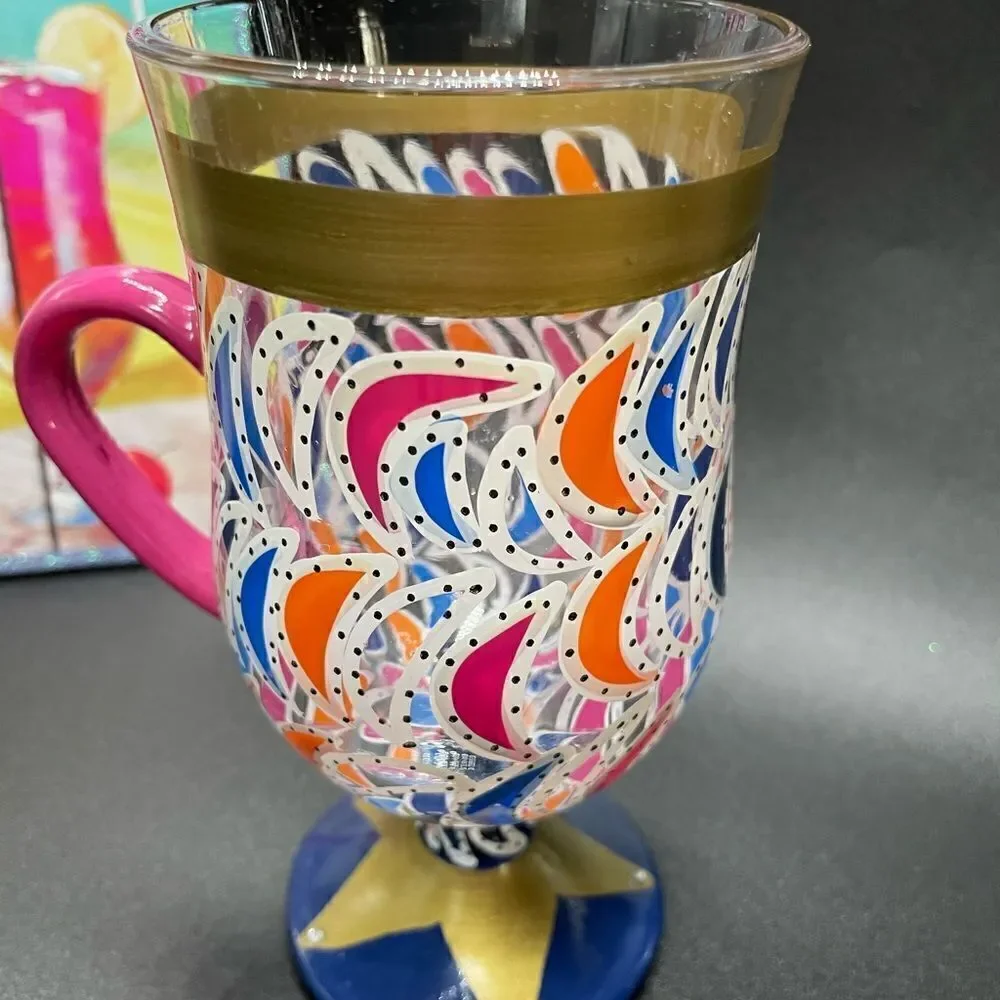 LOLITA - “Casbah” Hot Beverage Coffee Mug l Hand Painted  Collectible l  EUC